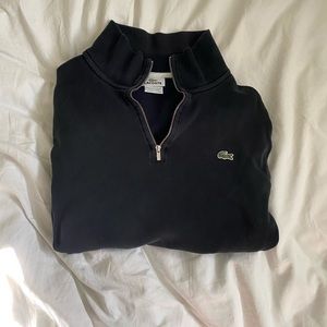 Lacoste Quarter Zip Sweatshirt